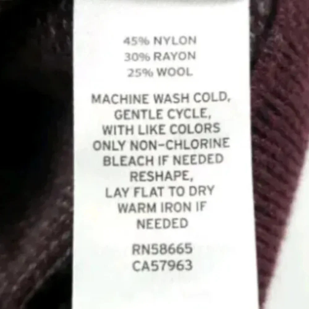 Nordstrom Men Shop Wool Blend Burgundy Birds Eye Crewneck Sweater Men XL NWOT
